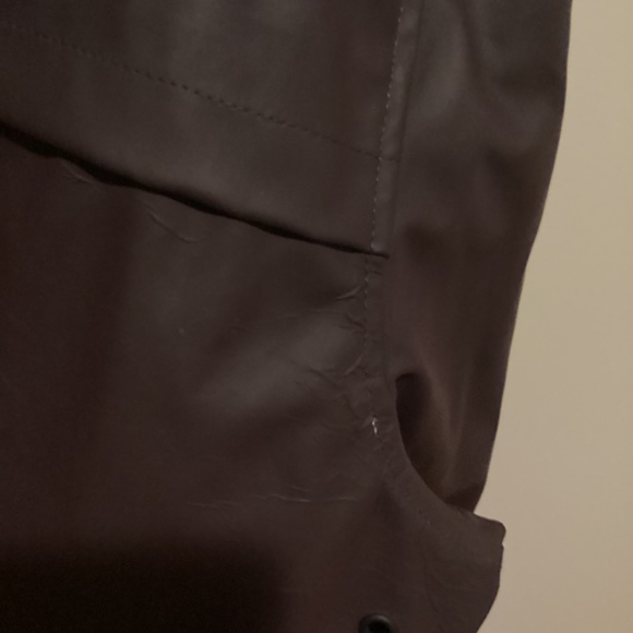 New look Large aubergine men’s rain coat - Picture 3 of 6